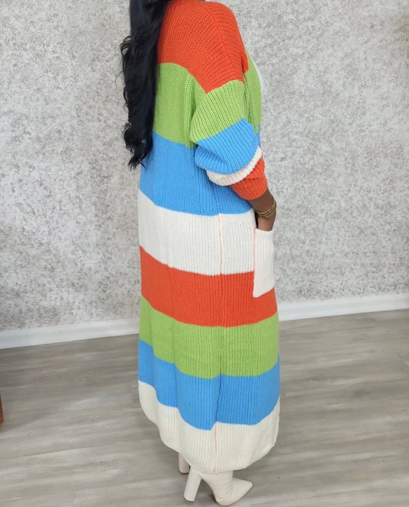 Image of Stripe Cardigan 