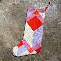 Image 1 of Handmade Quilted Stocking #4