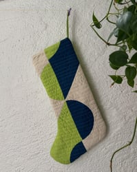 Image 2 of Handmade Quilted Stocking #5 