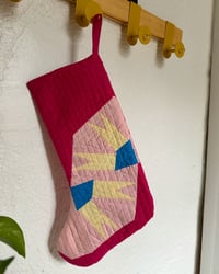 Image 2 of Handmade Quilted Stocking #7 