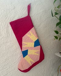 Image 3 of Handmade Quilted Stocking #7 