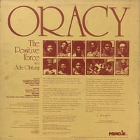Image 2 of The Positive Force With Ade Olatunji ‎– Oracy (Pamoja Records ‎– US - 1977)