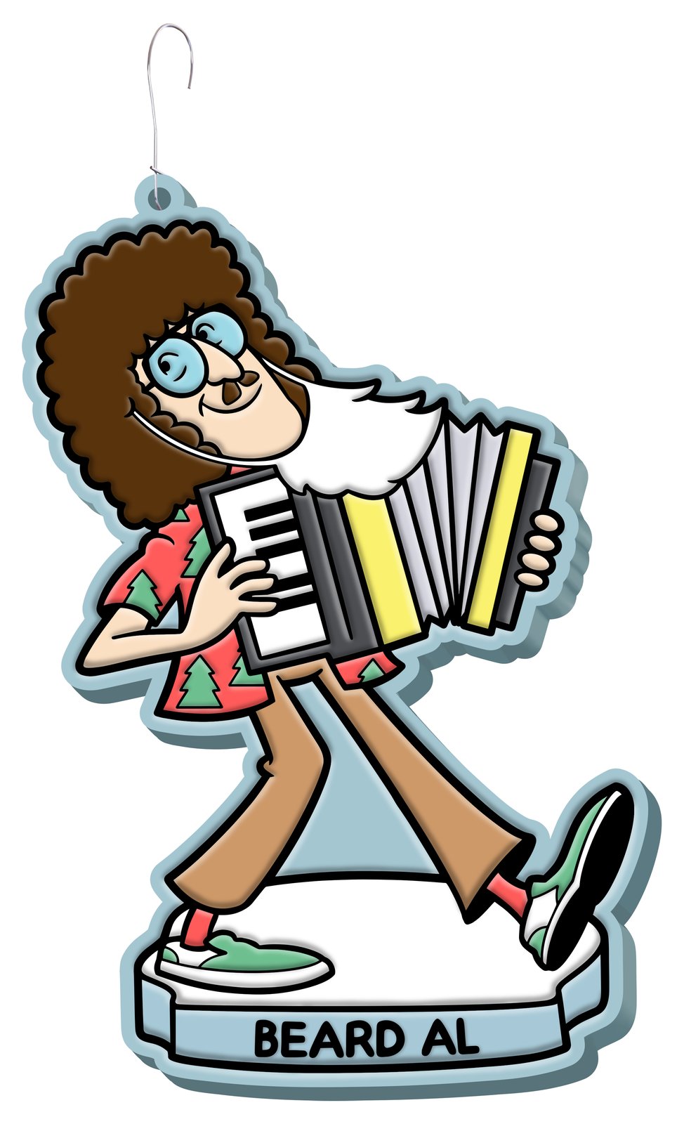 Beard Al Ornament | M. Lineham Art