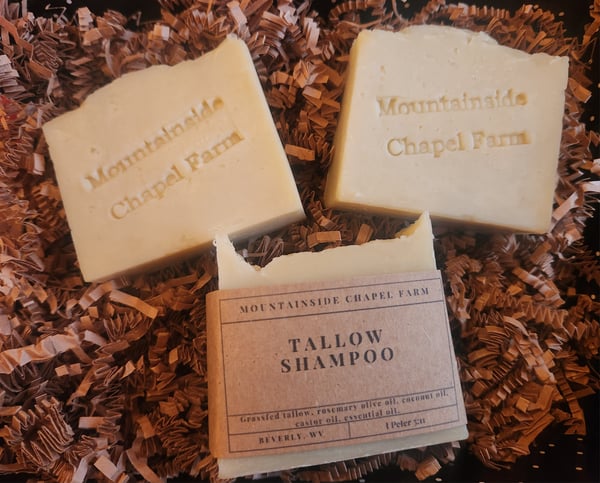 Image of Rosemary Tallow Shampoo Bar