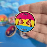 Image 3 of Fox Pride Pins