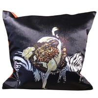 Image 2 of Ostridge and Zebra Cushion