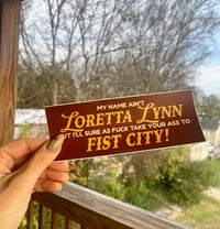 Image 1 of Fist City Bumper Sticker 