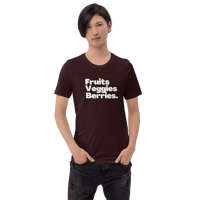 Image 3 of Fruits Veggies Berries | Short-Sleeve Unisex T-Shirt