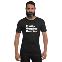 Image 1 of Fruits Veggies Berries | Short-Sleeve Unisex T-Shirt