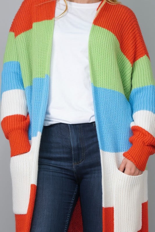 Image of Stripe Cardigan 