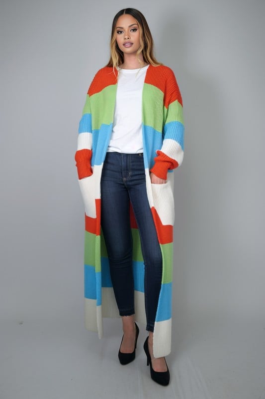 Image of Stripe Cardigan 