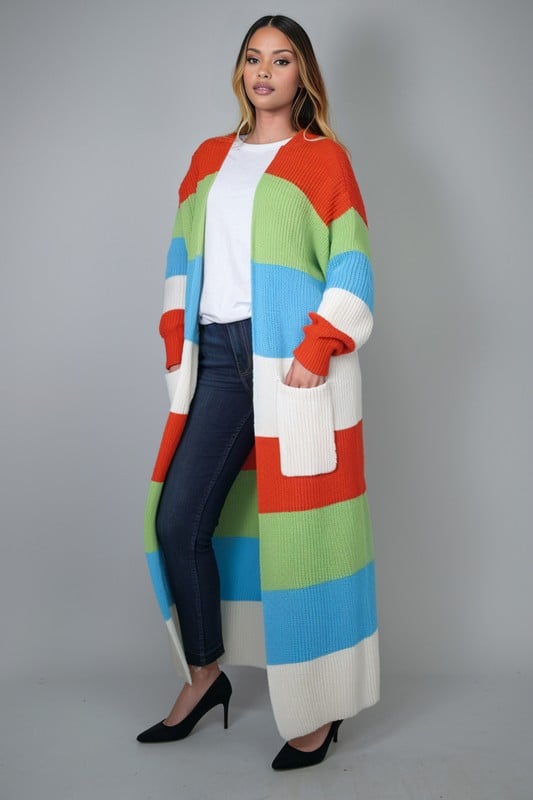 Image of Stripe Cardigan 