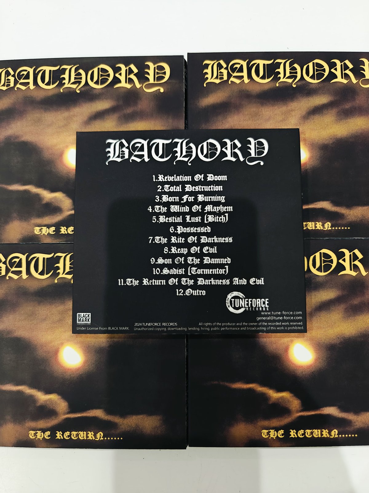 COYOTE RECORDS — BATHORY Full Discography Digi CDS