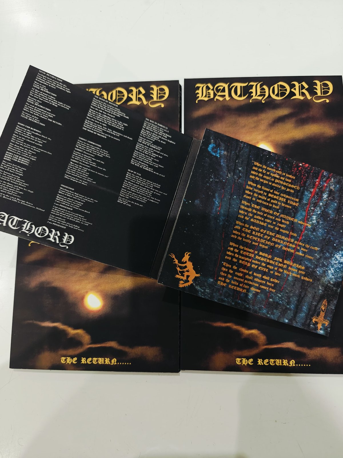 COYOTE RECORDS — BATHORY Full Discography Digi CDS
