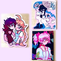 Image of tutu, devilman, mado stickers