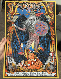 Image 2 of TRPS-Festival of Rock Posters-  Hall of Flowers, Golden Gate Park, SF - Artwork by Caitlin Mattisson