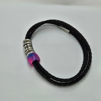 Image 1 of 3 strand wrist band - pink blue- GMD