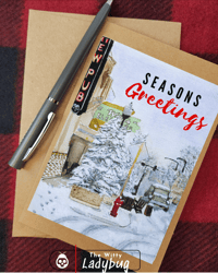 Image 2 of Season Greetings Alamosa Greeting Card