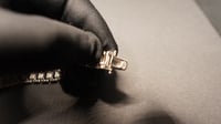 Image 5 of Mini Presidential Style Moissanite Bracelet