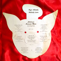 Image 2 of Pig N Whistle Melody Lane - Childrens Menu Mascot Mask (1950s)  Hollywood, California