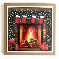 Christmas Card - Fireplace