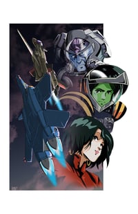 Image 5 of Art Prints - Macross Group #4