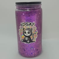 Image 3 of 16oz - Purple metalic Sparkle- multiple graphics