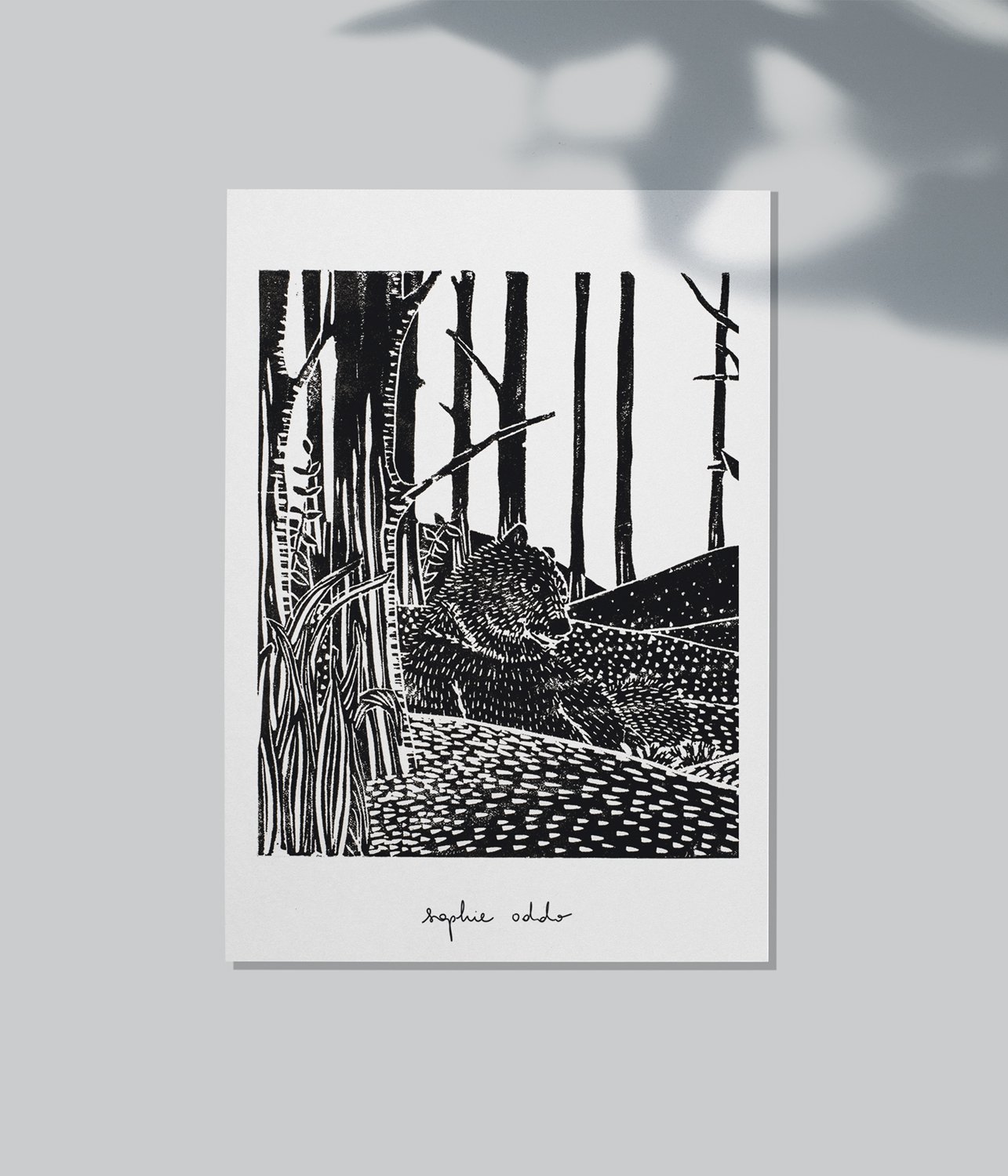 Image of Dans les bois  •  Duo Oiseau et Forêt