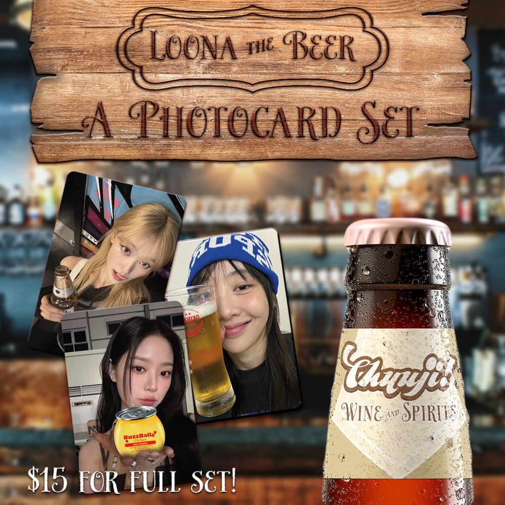 Image of (PREORDER) Loona the Alcohol Photocard Set!