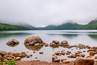 Image 1 of Misty Reflections | Jordan Pond, Acadia National Park