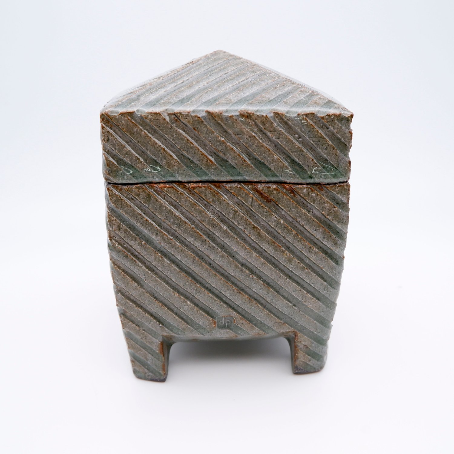 Image of Carved Box (celadon) 