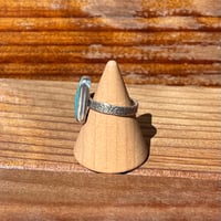 Image 2 of Chrysocolla in Chalcedony Ring #1