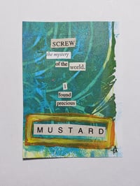 I found MUSTARD - trading card art