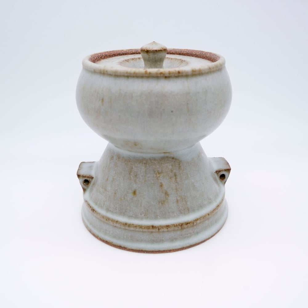 Image of Pedestal Jar (satin)