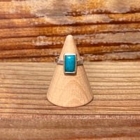 Image 1 of Chrysocolla in Chalcedony Ring #2
