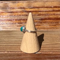 Image 2 of Chrysocolla in Chalcedony Ring #3