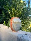 denim shino vase