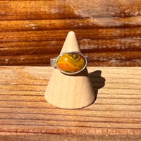 Image 1 of Fighting Blood Agate Ring #2