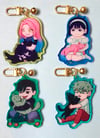 Cat Stage Keychains