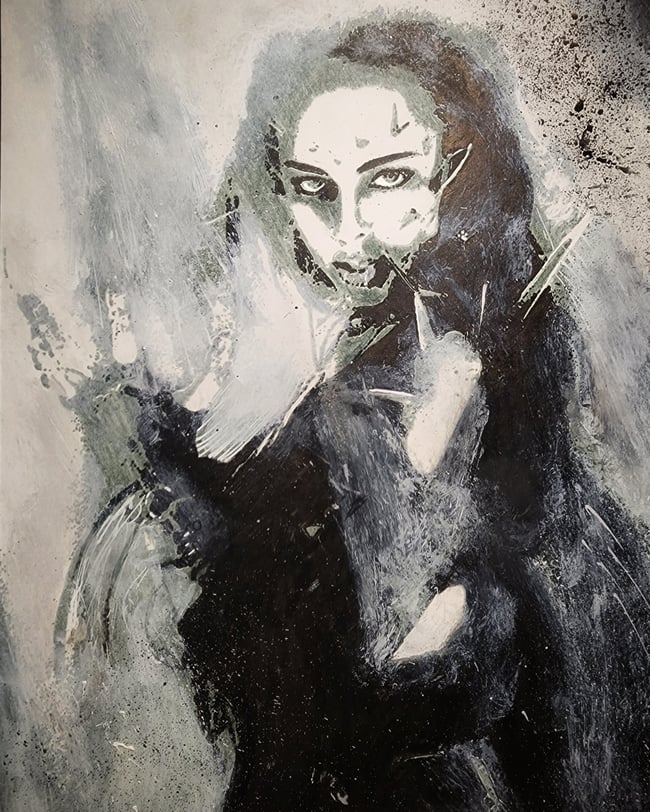 Julie Walker Ink/Acrylic 