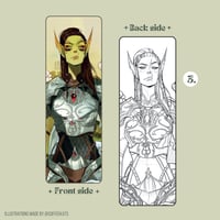 Image 4 of Companion Portrait Bookmarks | Baldur's Gate 3