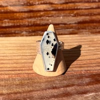Image 1 of Dendritic Agate Coffin Ring