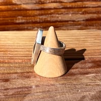 Image 2 of Dendritic Agate Coffin Ring