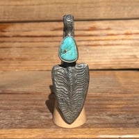 Image 1 of Turquoise and Silver Pendant #1