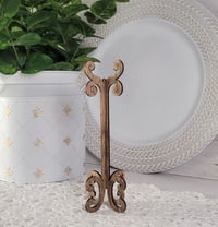 Image 1 of Mini Coat Rack -  Weathered Grey