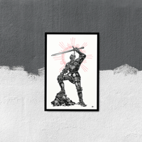 Image 1 of "Live By The Sword" 13"x19" Fine Art Print