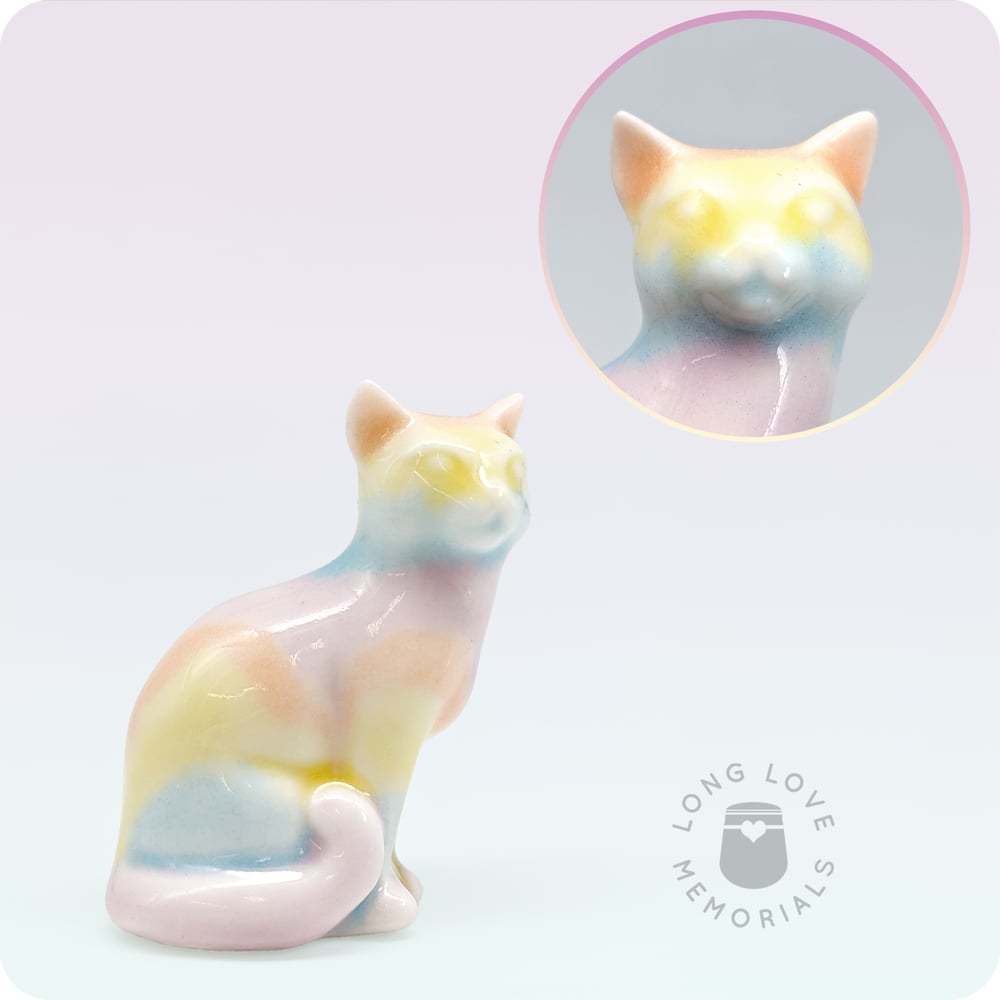 Image of Rainbow Cat Figurine