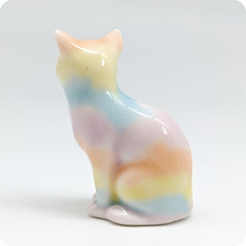 Image of Rainbow Cat Figurine