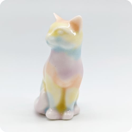 Image of Rainbow Cat Figurine