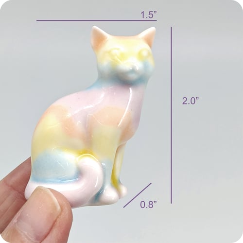 Image of Rainbow Cat Figurine